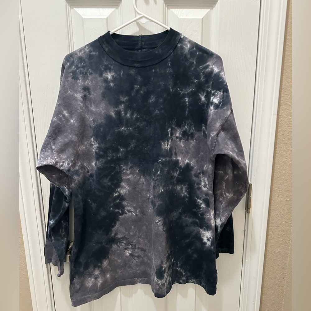 WE THE FREE PEOPLE Be Free Tunic Top Tie Dye Long Sleeve size Small - Picture 13 of 14